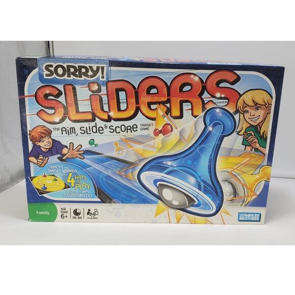 2008 Sorry Sliders Board Game Hasbro Parker Brothers 100% COMPLETE Game!!! - Picture 1 of 10